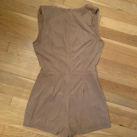 Suede Romper - Picture 3 of 3